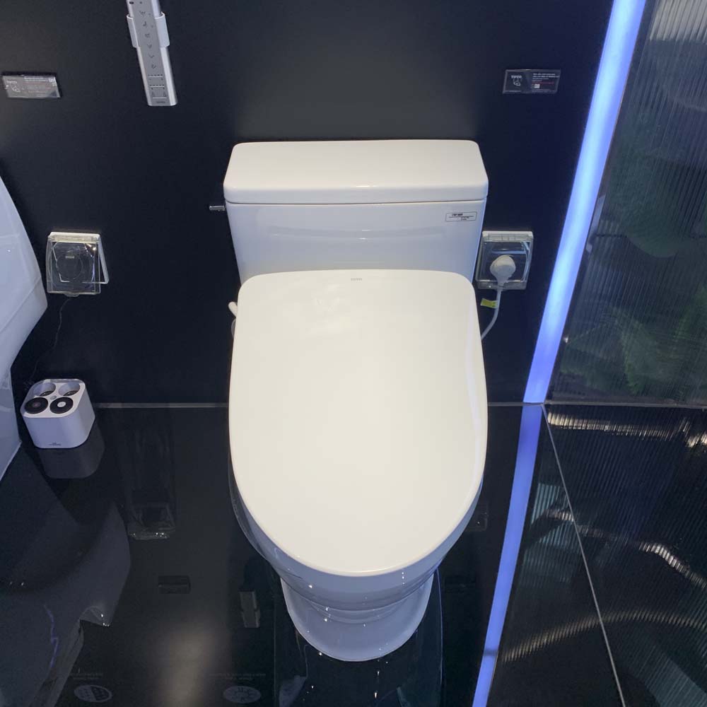 Bồn cầu TOTO MS188VKW11 T53P100VR 1 khối nắp điện tử Washlet S7 TCF4911Z