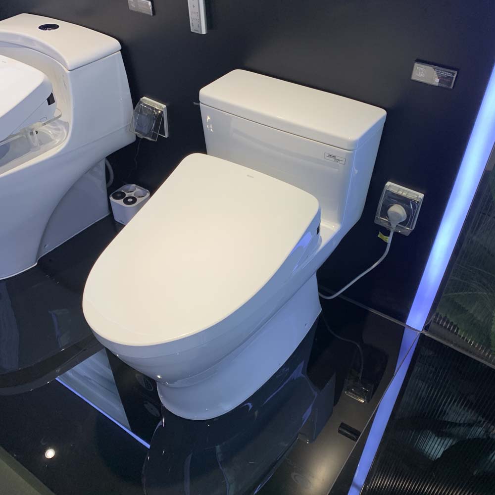 Bồn cầu TOTO MS188VKW11 T53P100VR 1 khối nắp điện tử Washlet S7 TCF4911Z