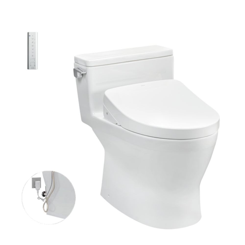 Bồn cầu TOTO MS188VKW11 T53P100VR 1 khối nắp điện tử Washlet S7 TCF4911Z