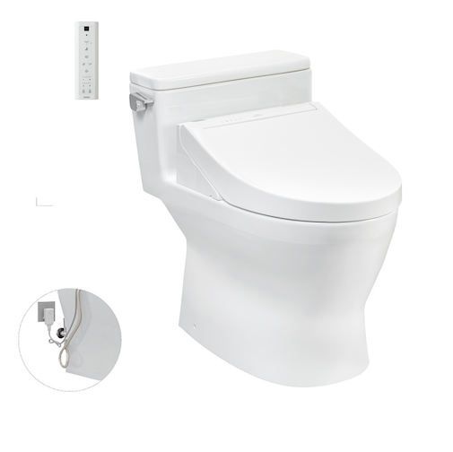 Bồn cầu TOTO MS188VKW14 T53P100VR 1 khối nắp điện tử Washlet C5 TCF24410AAA