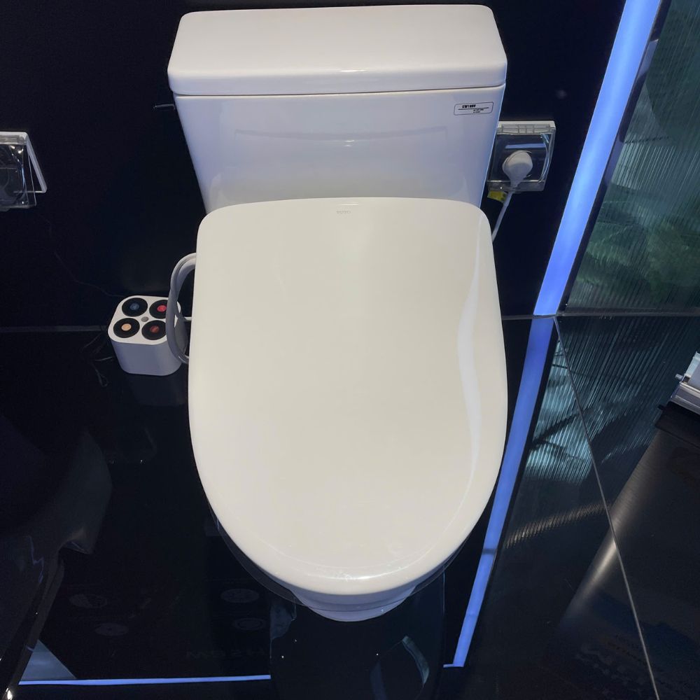 Bồn cầu TOTO MS188VKW23 T53P100VR 1 khối nắp điện tử Washlet S7 TCF47360GAA