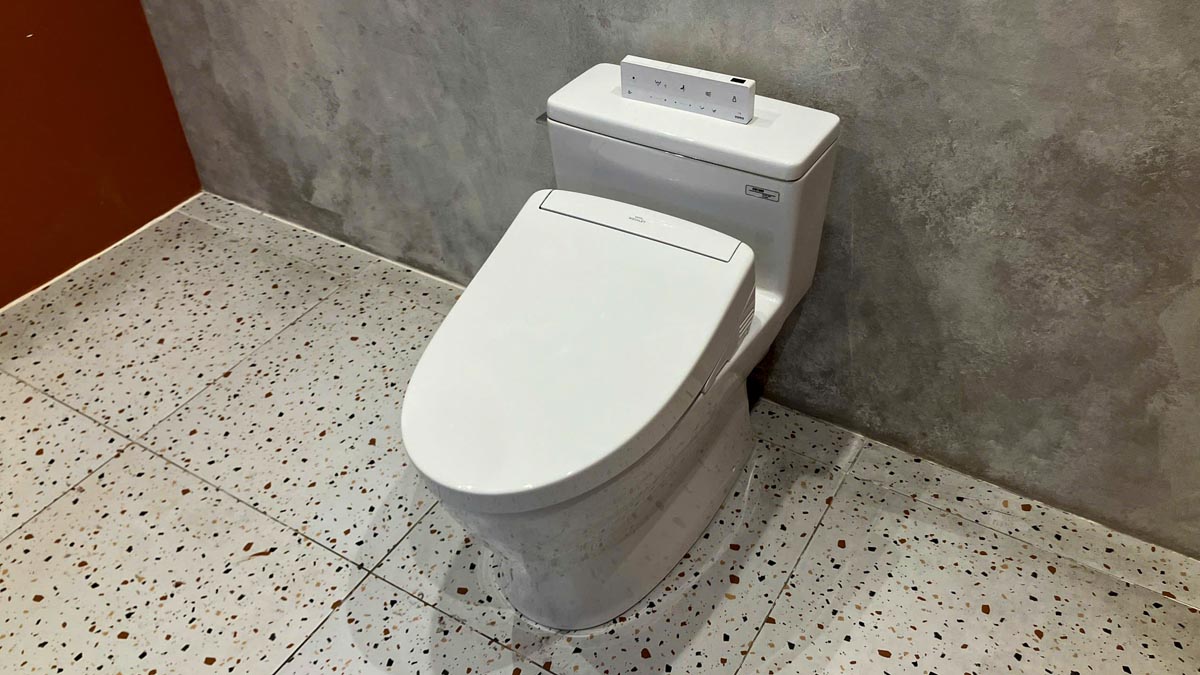 Bồn cầu TOTO MS188VKW25 T53P100VR 1 khối nắp điện tử Washlet S5 TCF34461GAA