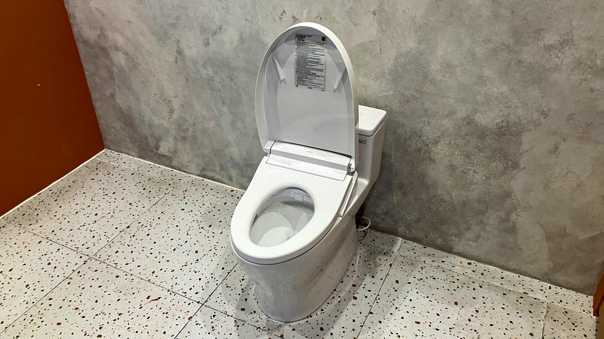 Bồn cầu TOTO MS188VKW25 T53P100VR 1 khối nắp điện tử Washlet S5 TCF34461GAA