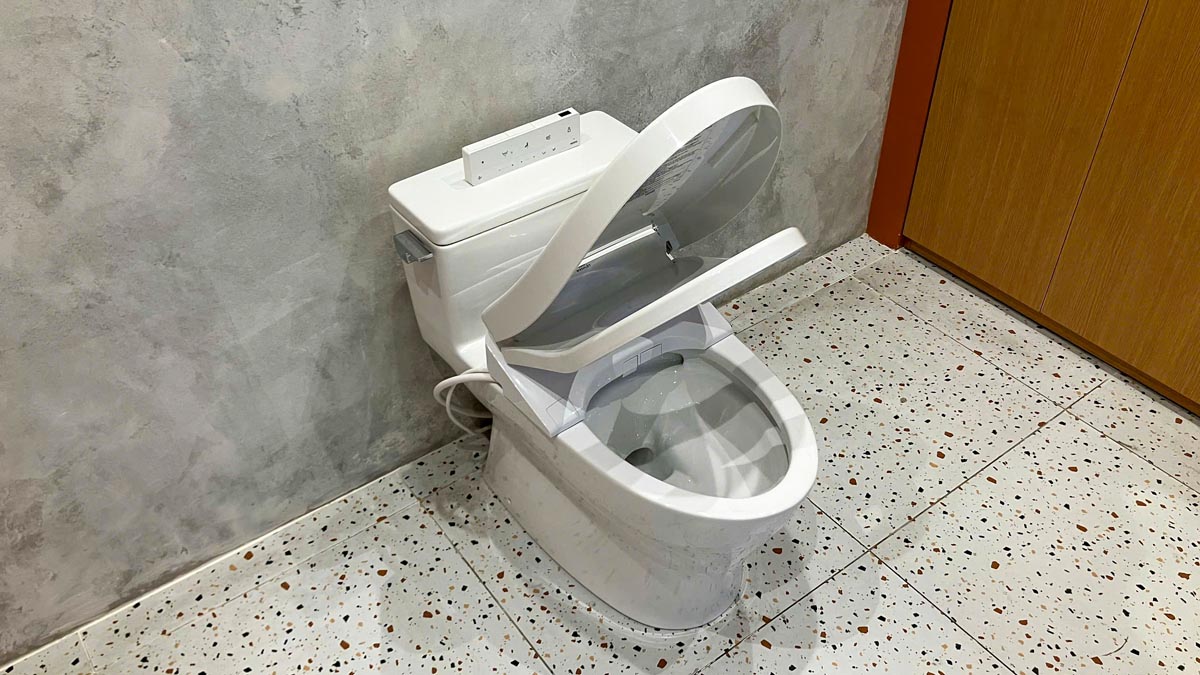 Bồn cầu TOTO MS188VKW25 T53P100VR 1 khối nắp điện tử Washlet S5 TCF34461GAA