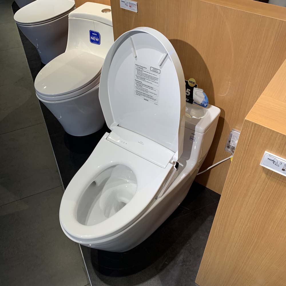 Bồn cầu TOTO MS625CDW12 1 khối nắp điện tử Washlet S7 TCF4911EZ giấu dây