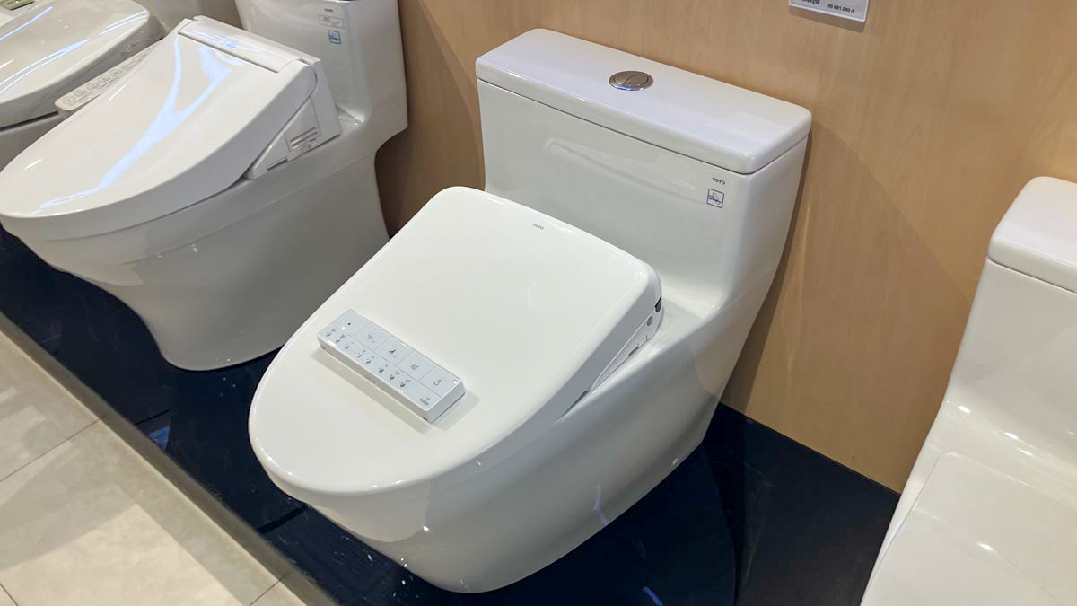 Bồn cầu TOTO MS625CDW23 1 khối nắp điện tử Washlet S7 TCF47360GAA giấu dây