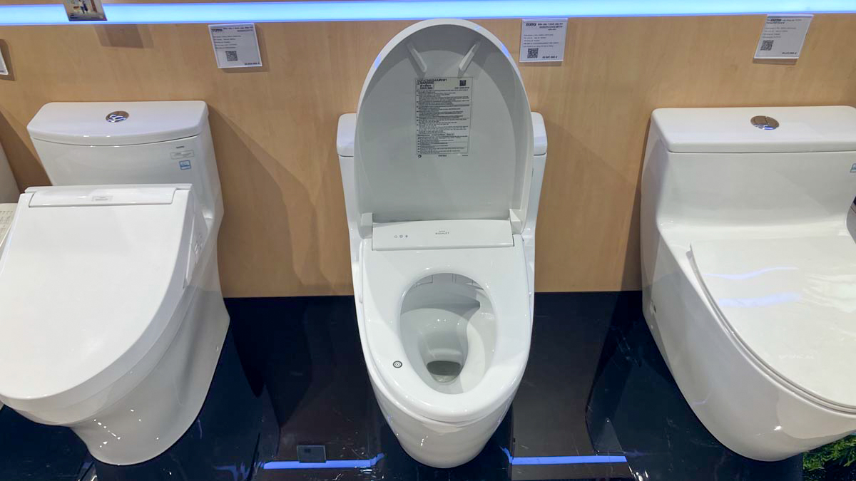 Bồn cầu TOTO MS625CDW23 1 khối nắp điện tử Washlet S7 TCF47360GAA giấu dây