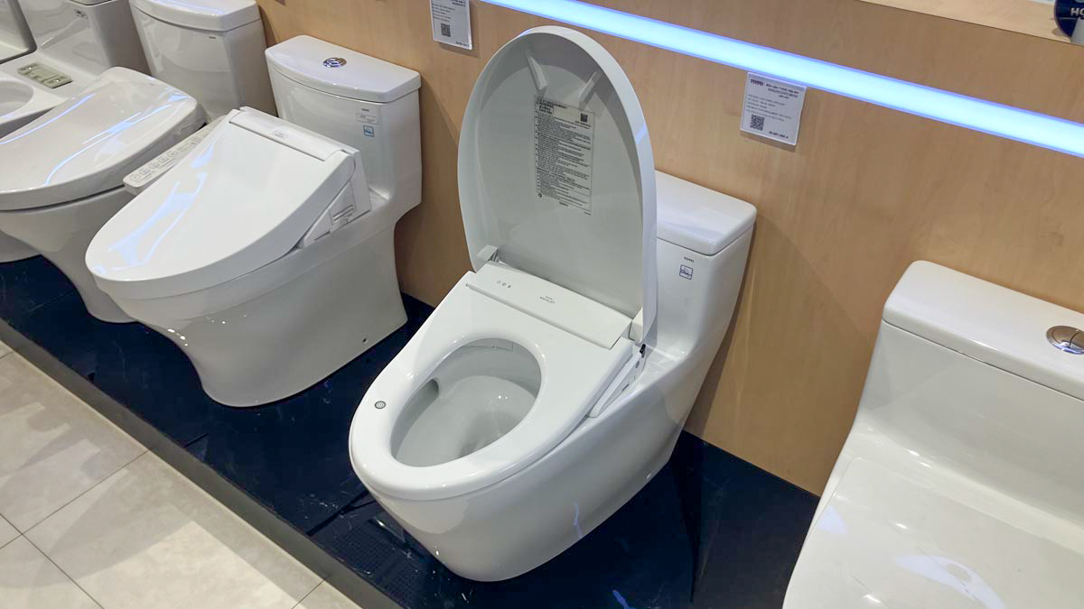 Bồn cầu TOTO MS625CDW23 1 khối nắp điện tử Washlet S7 TCF47360GAA giấu dây