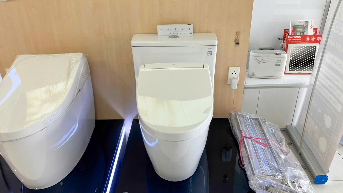 Bồn cầu TOTO MS625CDW25 1 khối nắp điện tử Washlet S5 TCF34461GAA giấu dây