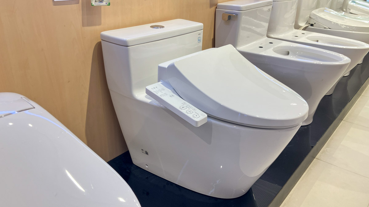 Bồn cầu TOTO MS625CDW26 1 khối nắp điện tử Washlet S1 TCF23661GAA giấu dây