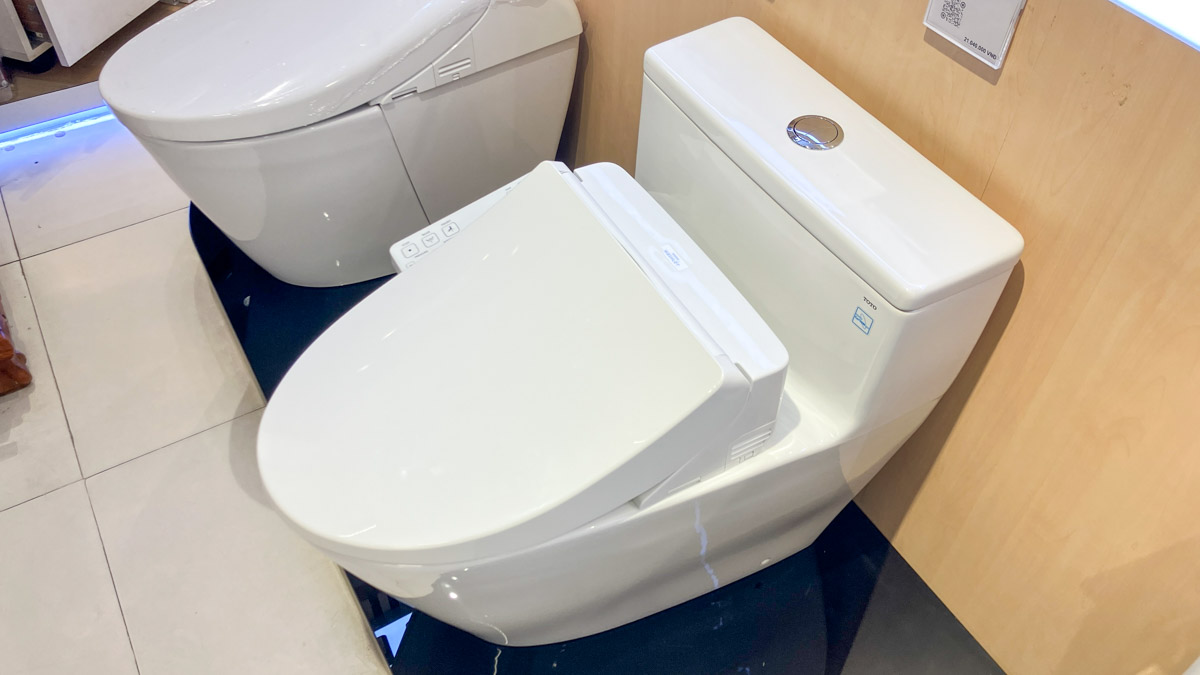 Bồn cầu TOTO MS625CDW26 1 khối nắp điện tử Washlet S1 TCF23661GAA giấu dây