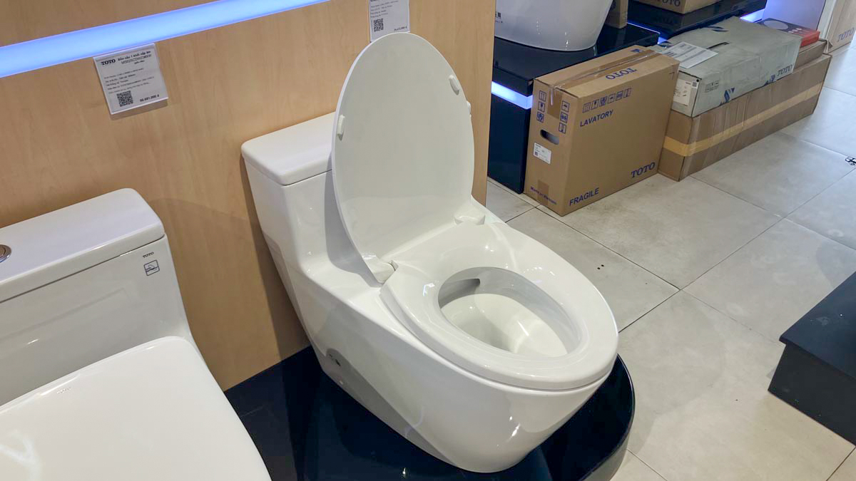 Bồn cầu 1 khối TOTO MS625DT2 nắp đóng êm TC393VS