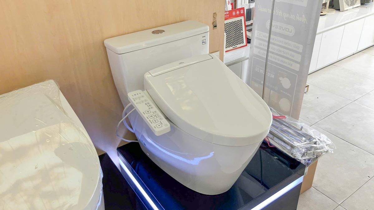 Bồn cầu TOTO MS625DW24 1 khối nắp điện tử Washlet S2 TCF33461GAA