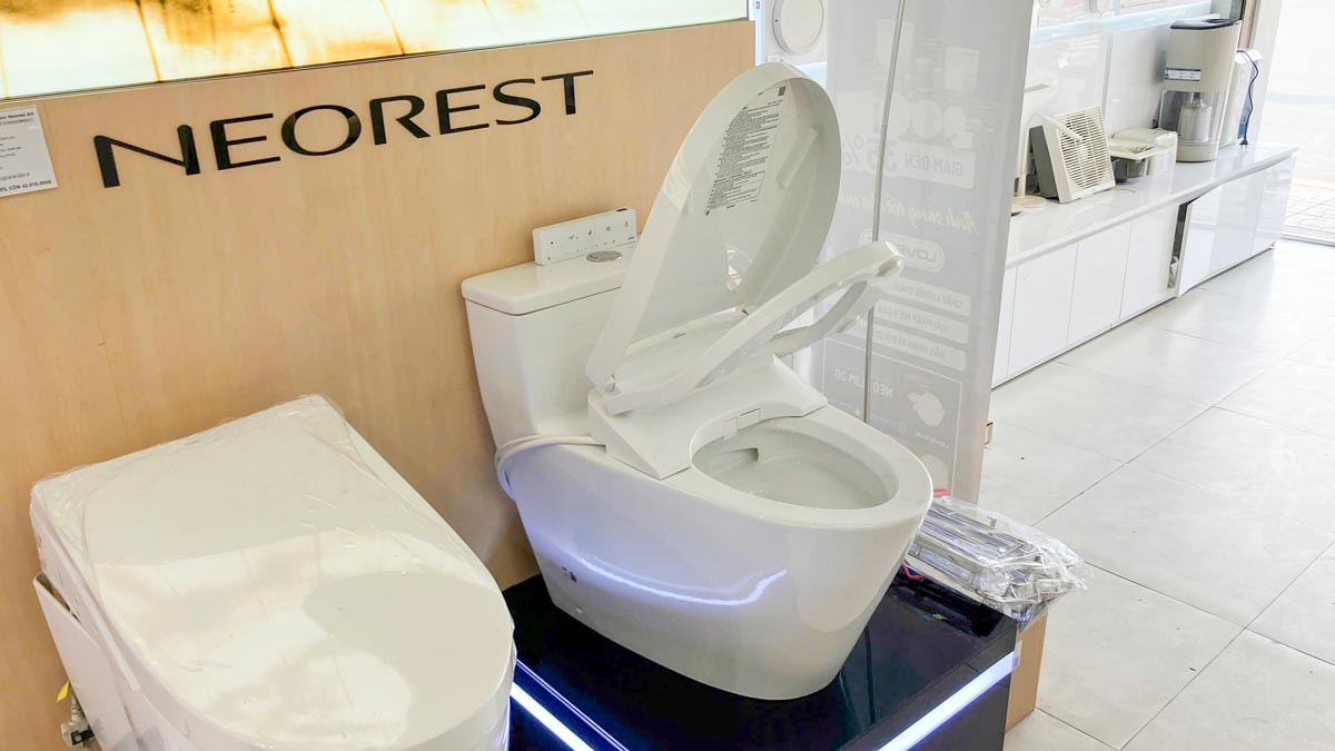 Bồn cầu TOTO MS625DW25 1 khối nắp điện tử Washlet S5 TCF34461GAA