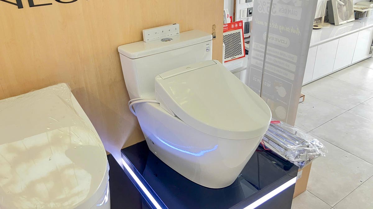 Bồn cầu TOTO MS625DW25 1 khối nắp điện tử Washlet S5 TCF34461GAA