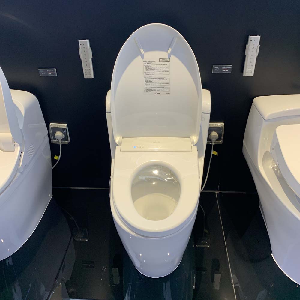 Bồn cầu TOTO MS636CDRW12 1 khối nắp điện tử Washlet S7 TCF4911EZ giấu dây