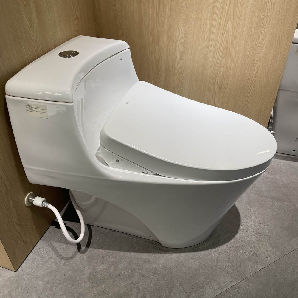 Bồn cầu TOTO MS823CDRW12 1 khối nắp điện tử Washlet S7 TCF4911EZ giấu dây