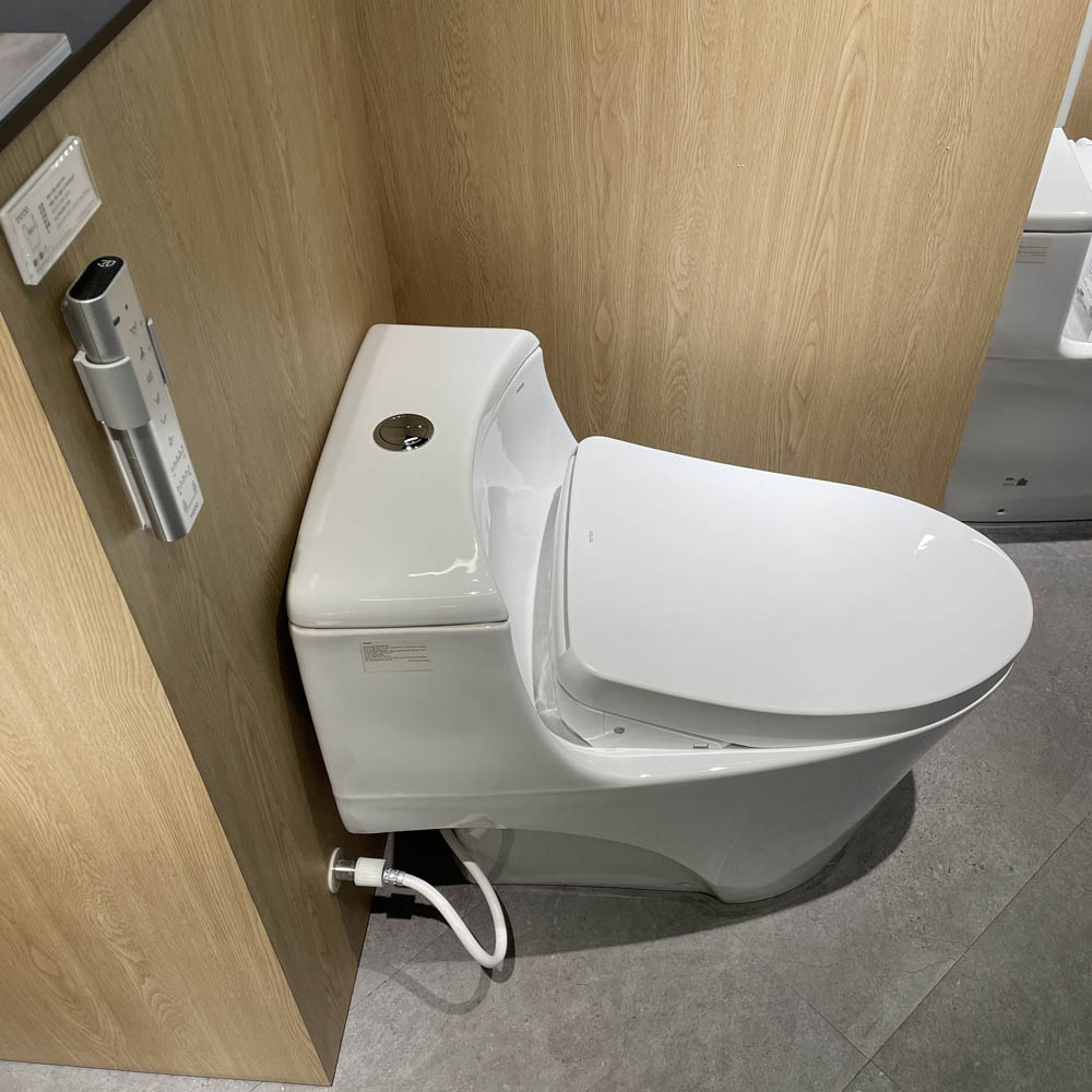 Bồn cầu TOTO MS823CDRW12 1 khối nắp điện tử Washlet S7 TCF4911EZ giấu dây