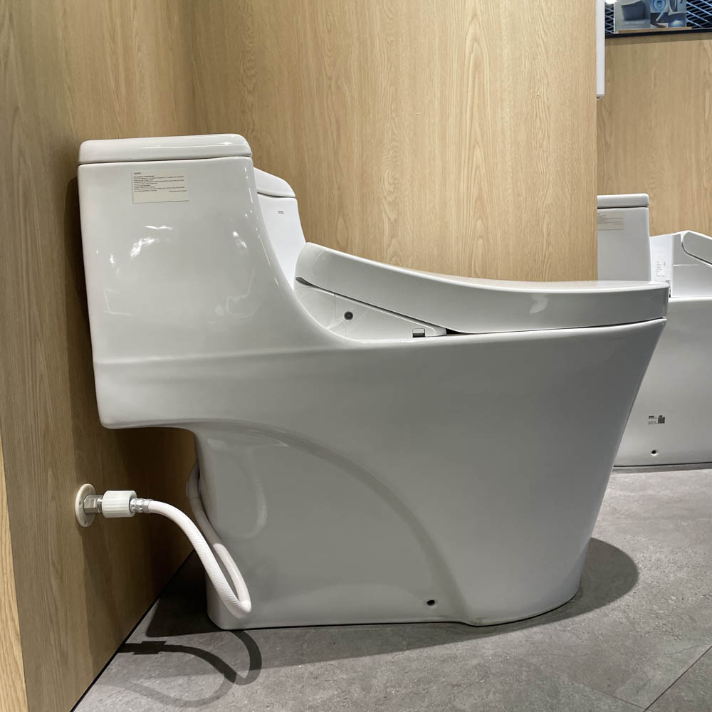 Bồn cầu TOTO MS823CDRW12 1 khối nắp điện tử Washlet S7 TCF4911EZ giấu dây