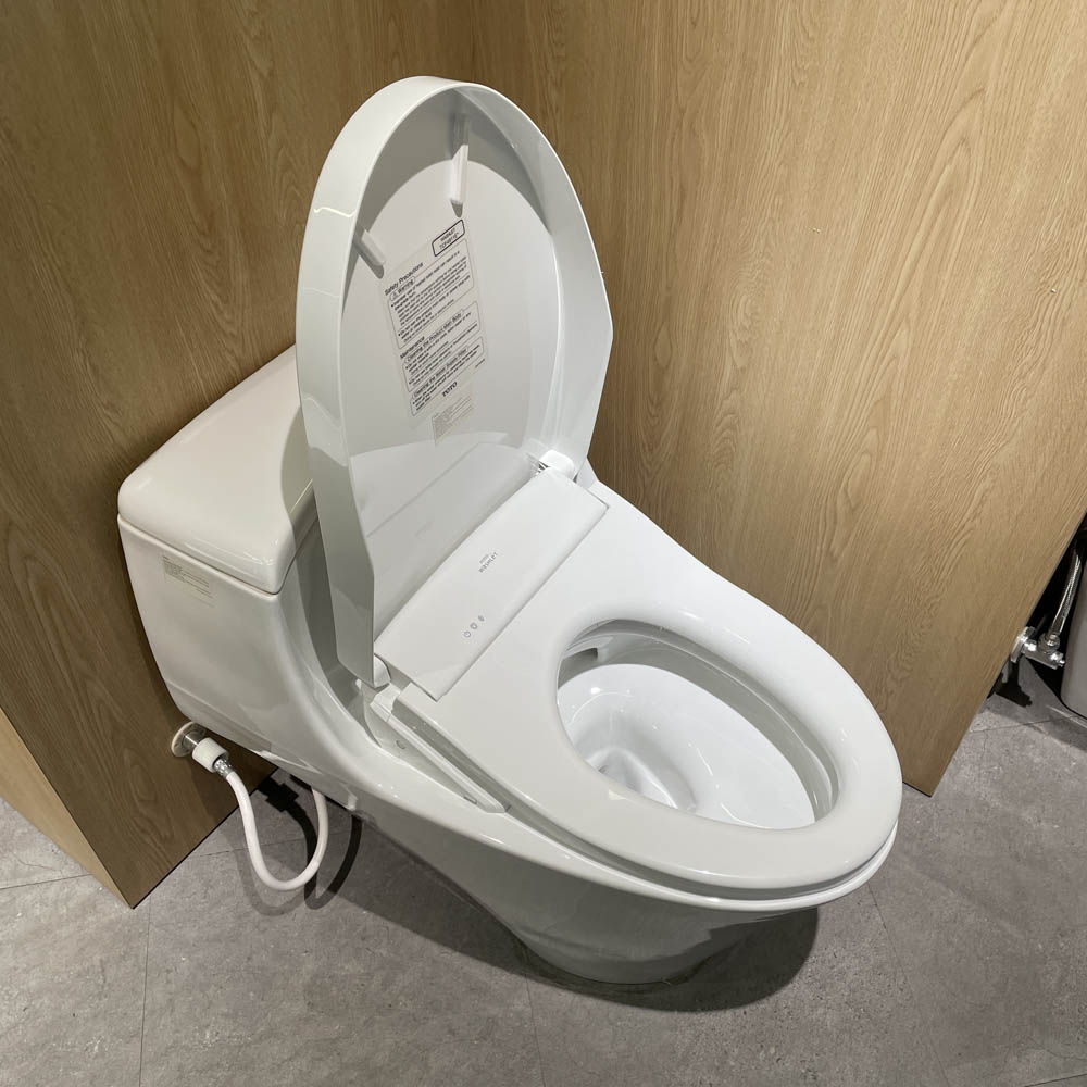 Bồn cầu TOTO MS823CDRW12 1 khối nắp điện tử Washlet S7 TCF4911EZ giấu dây