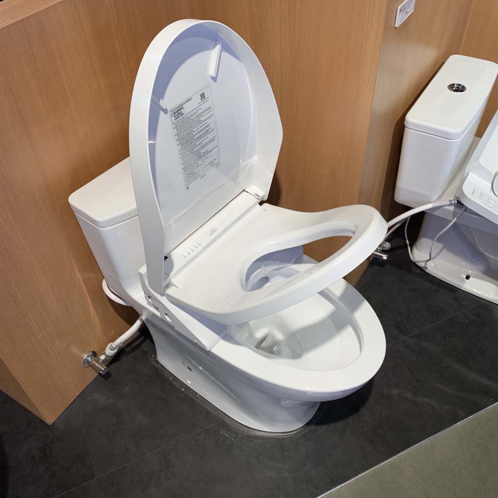 Bồn cầu TOTO MS855CDW15 1 khối nắp điện tử Washlet C5 TCF24460AAA giấu dây