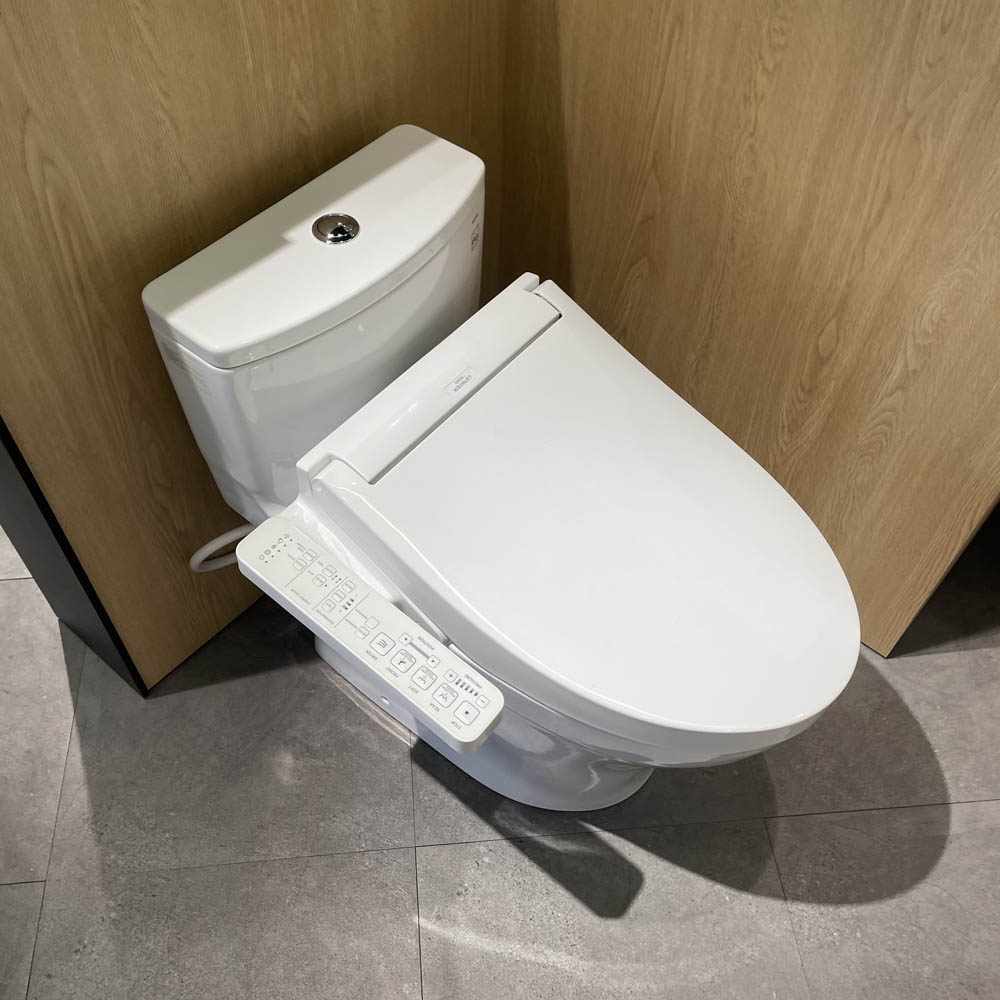 Bồn cầu TOTO MS855CDW17 1 khối nắp điện tử Washlet C2 TCF23460AAA giấu dây