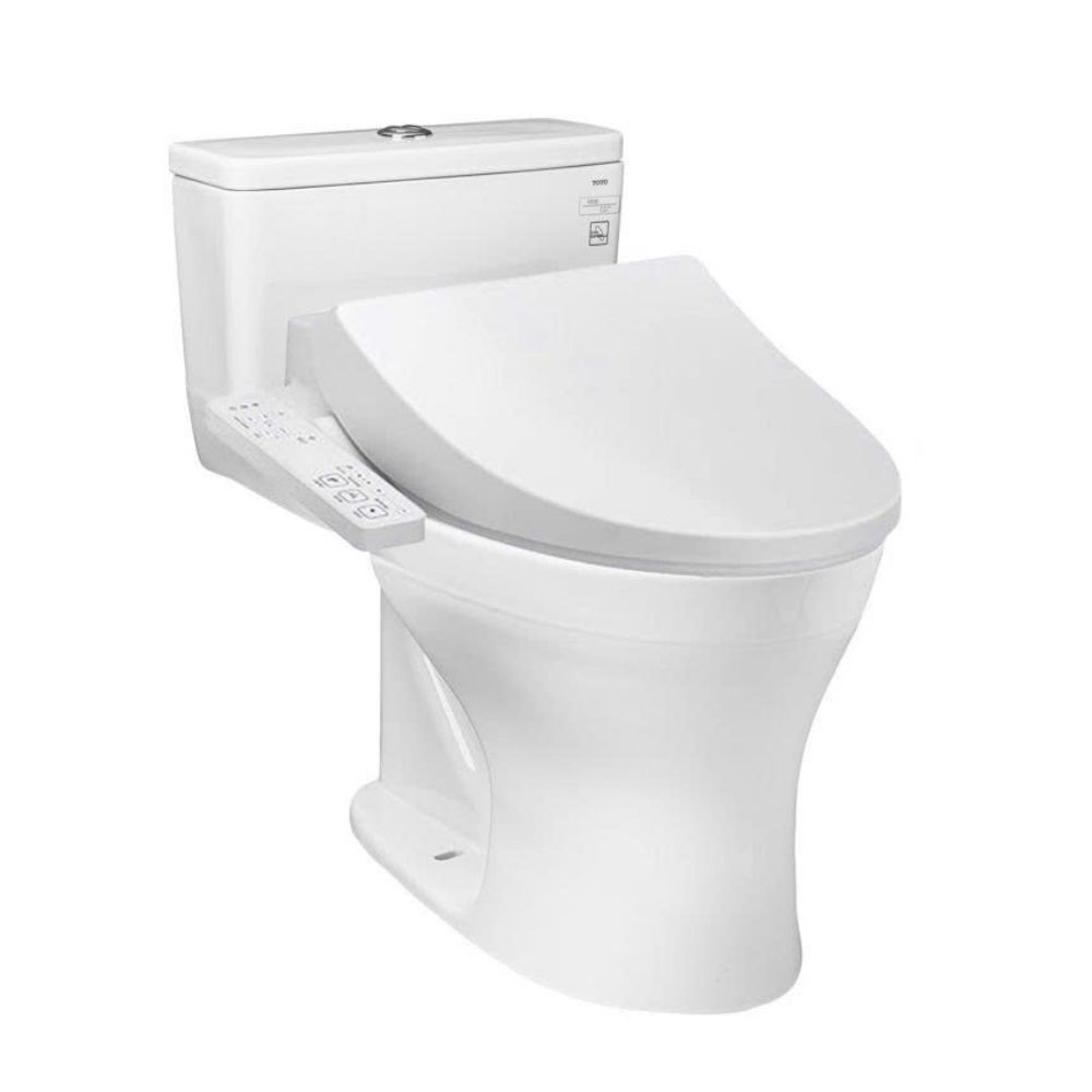 Bồn cầu TOTO MS855CDW26 1 khối nắp điện tử Washlet S1 TCF23661GAA giấu dây