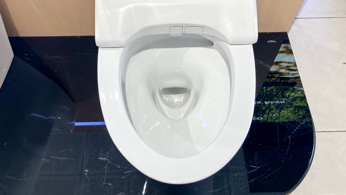 Bồn cầu 1 khối TOTO MS857CDW15 nắp điện tử Washlet C5 TCF24460AAA giấu dây