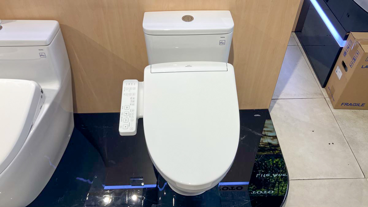 Bồn cầu TOTO MS857CDW24 1 khối nắp điện tử Washlet S2 TCF33461GAA giấu dây