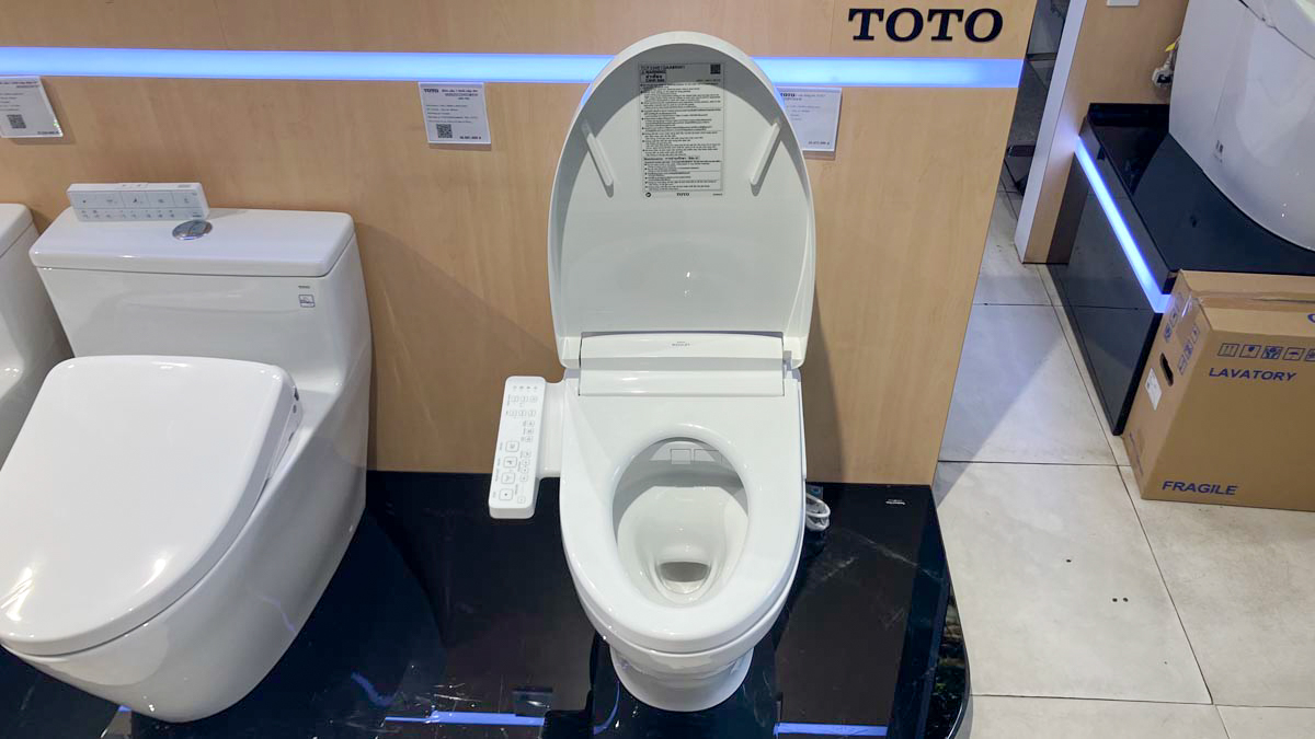 Bồn cầu TOTO MS857CDW24 1 khối nắp điện tử Washlet S2 TCF33461GAA giấu dây