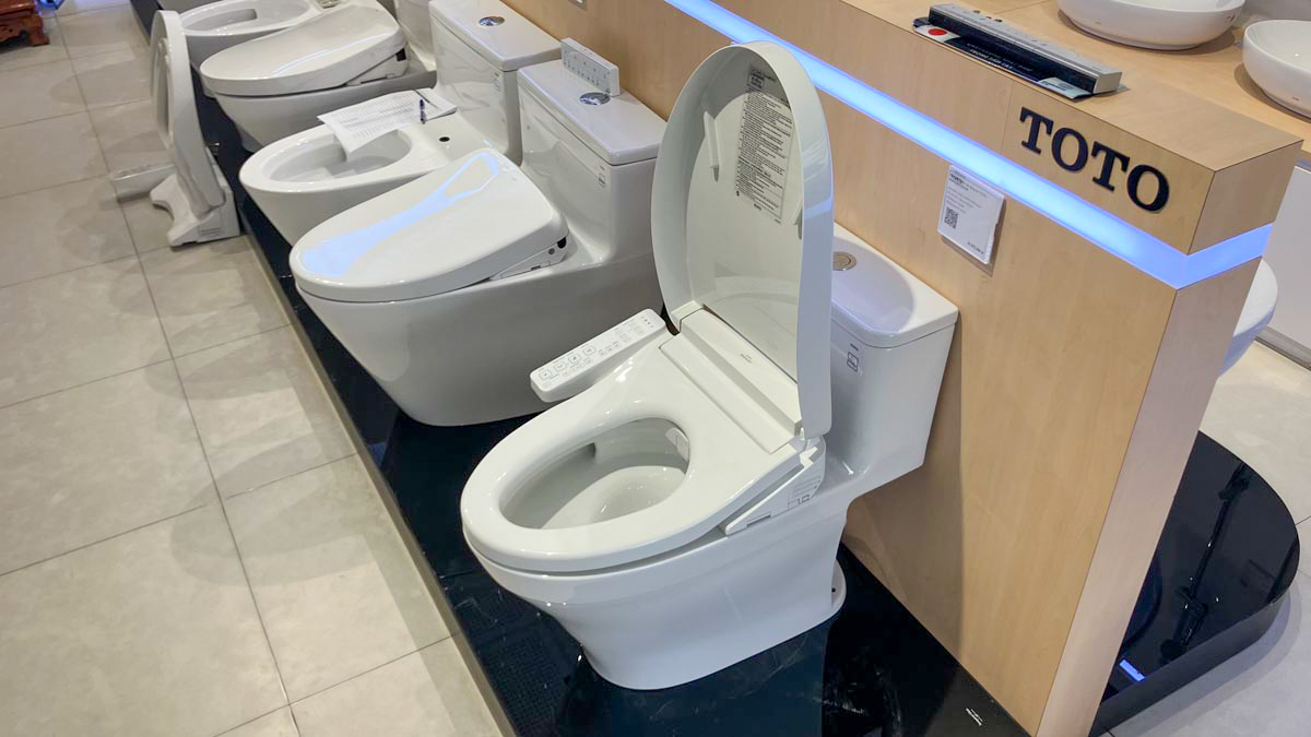 Bồn cầu TOTO MS857CDW24 1 khối nắp điện tử Washlet S2 TCF33461GAA giấu dây