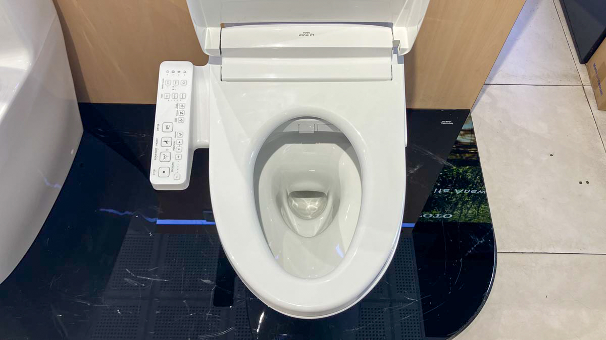 Bồn cầu TOTO MS857CDW24 1 khối nắp điện tử Washlet S2 TCF33461GAA giấu dây