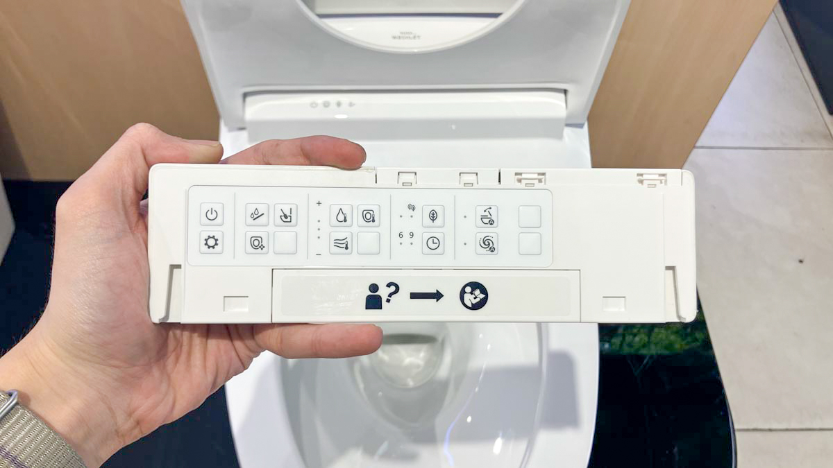 Bồn cầu TOTO MS857CDW25 1 khối nắp điện tử Washlet S5 TCF34461GAA giấu dây