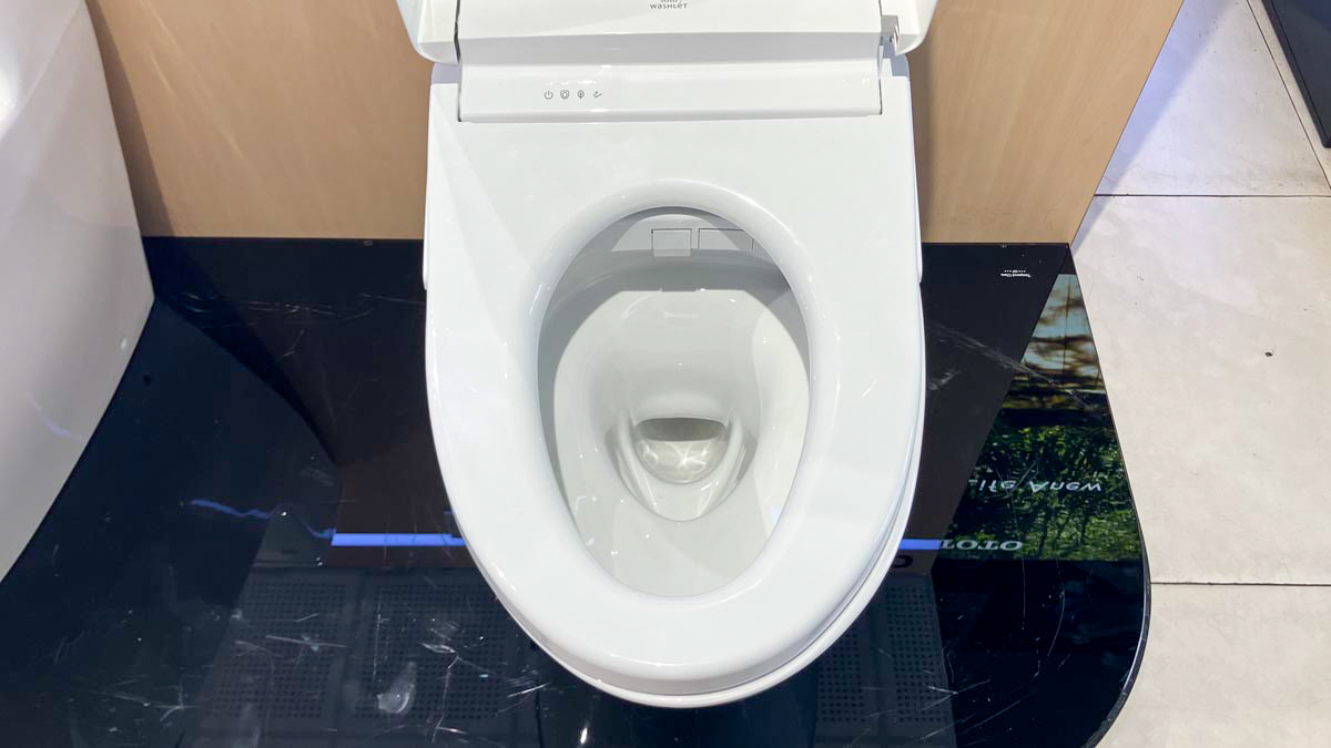 Bồn cầu TOTO MS857CDW25 1 khối nắp điện tử Washlet S5 TCF34461GAA giấu dây