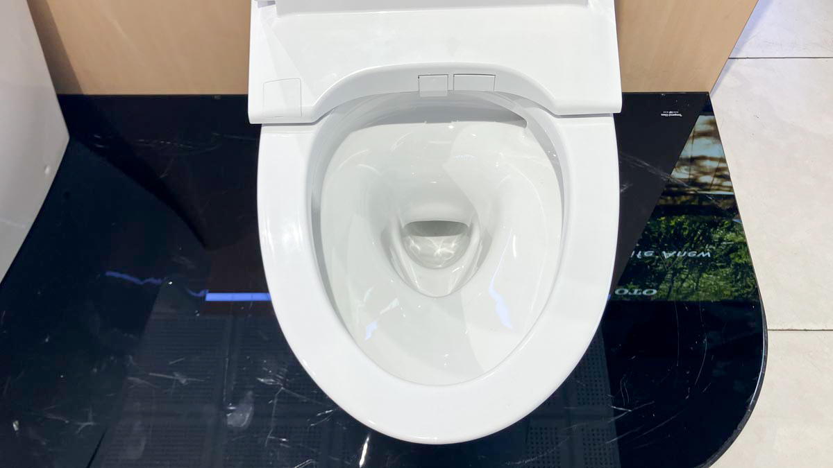 Bồn cầu TOTO MS857CDW25 1 khối nắp điện tử Washlet S5 TCF34461GAA giấu dây