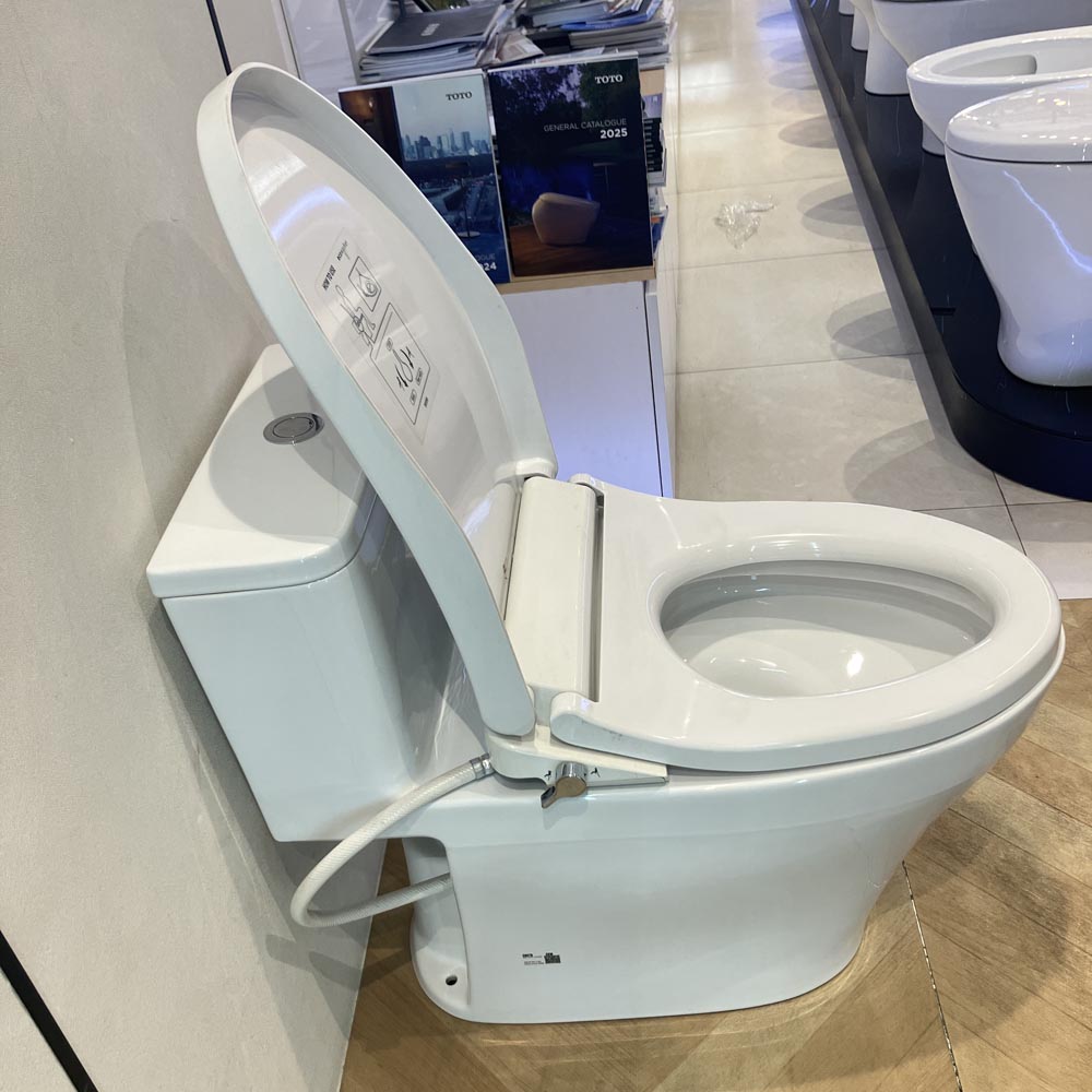 Bồn cầu 1 khối TOTO MS857DE4 nắp rửa cơ TCW1211A