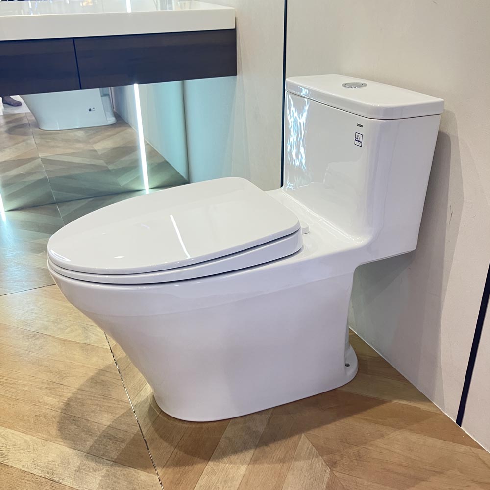 Bồn cầu 1 khối TOTO MS857DT10 nắp đóng êm TC395VS