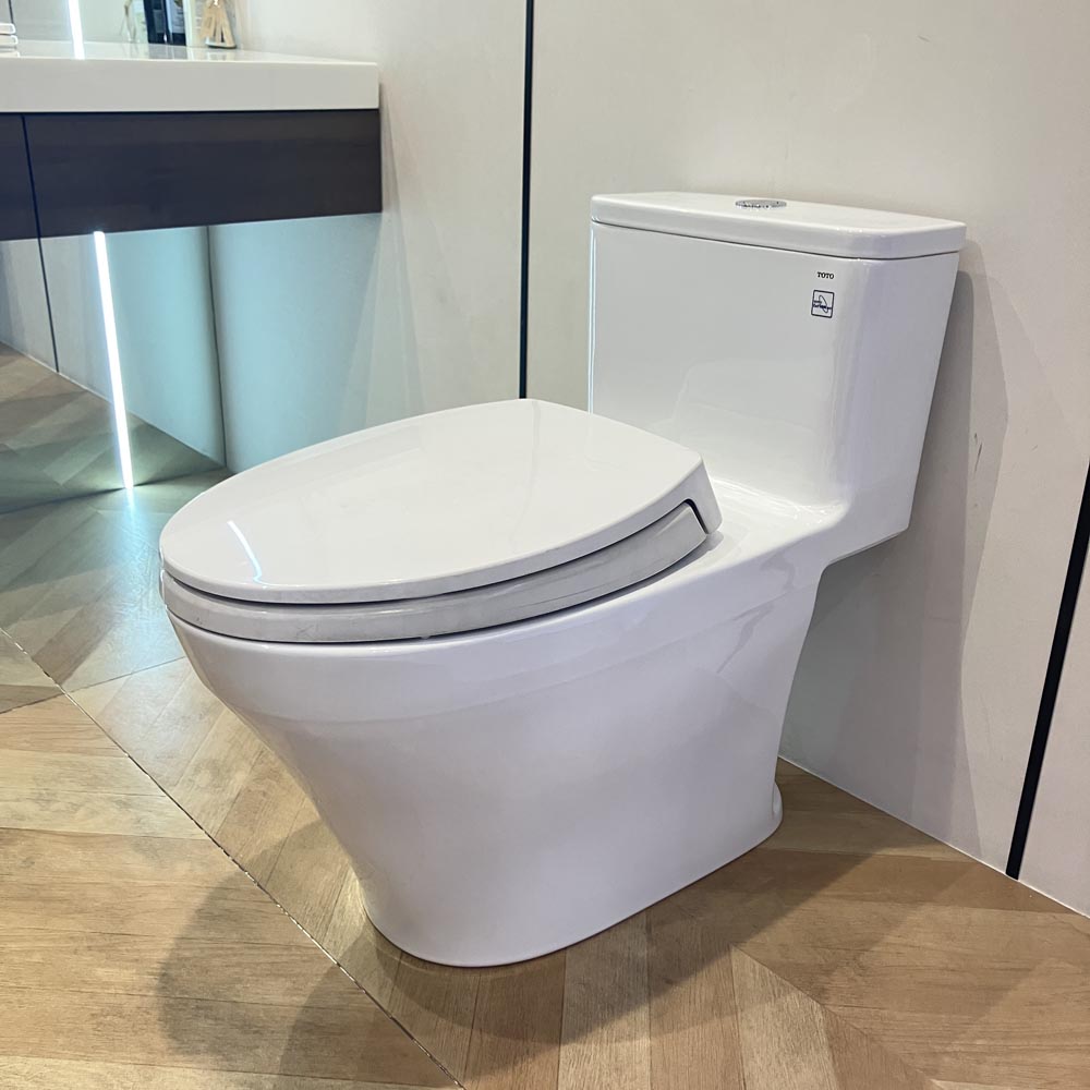 Bồn cầu 1 khối TOTO MS857DT2 nắp đóng êm TC393VS