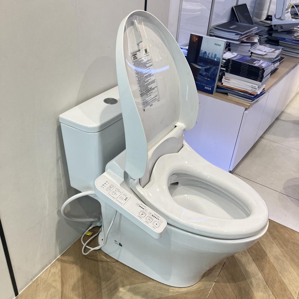 Bồn cầu 1 khối TOTO MS857DW18 nắp điện tử TCF23710AAA Washlet C2 cơ bản