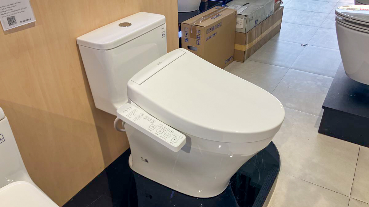 Bồn cầu TOTO MS857DW24 1 khối nắp điện tử Washlet S2 TCF33461GAA