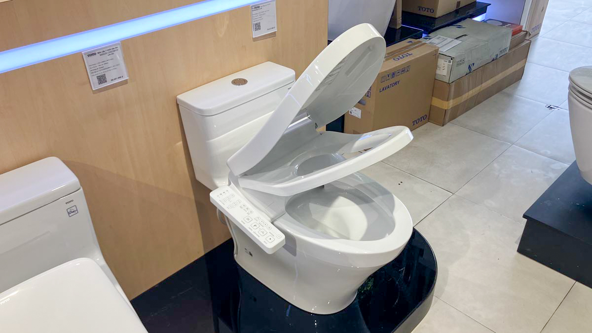 Bồn cầu TOTO MS857DW24 1 khối nắp điện tử Washlet S2 TCF33461GAA