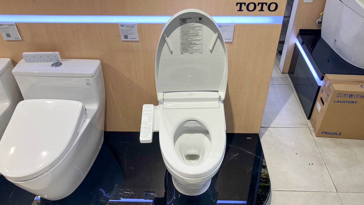 Bồn cầu TOTO MS857DW24 1 khối nắp điện tử Washlet S2 TCF33461GAA
