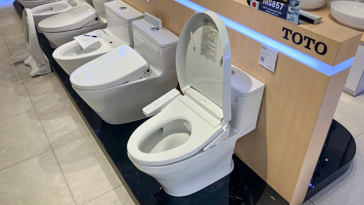 Bồn cầu TOTO MS857DW24 1 khối nắp điện tử Washlet S2 TCF33461GAA