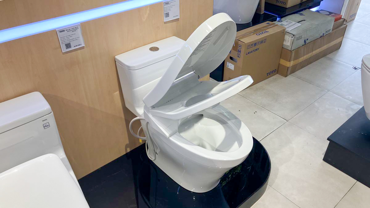 Bồn cầu TOTO MS857DW25 1 khối nắp điện tử Washlet S5 TCF34461GAA