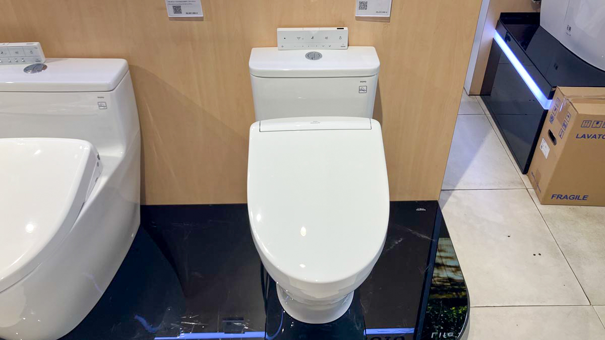 Bồn cầu TOTO MS857DW25 1 khối nắp điện tử Washlet S5 TCF34461GAA