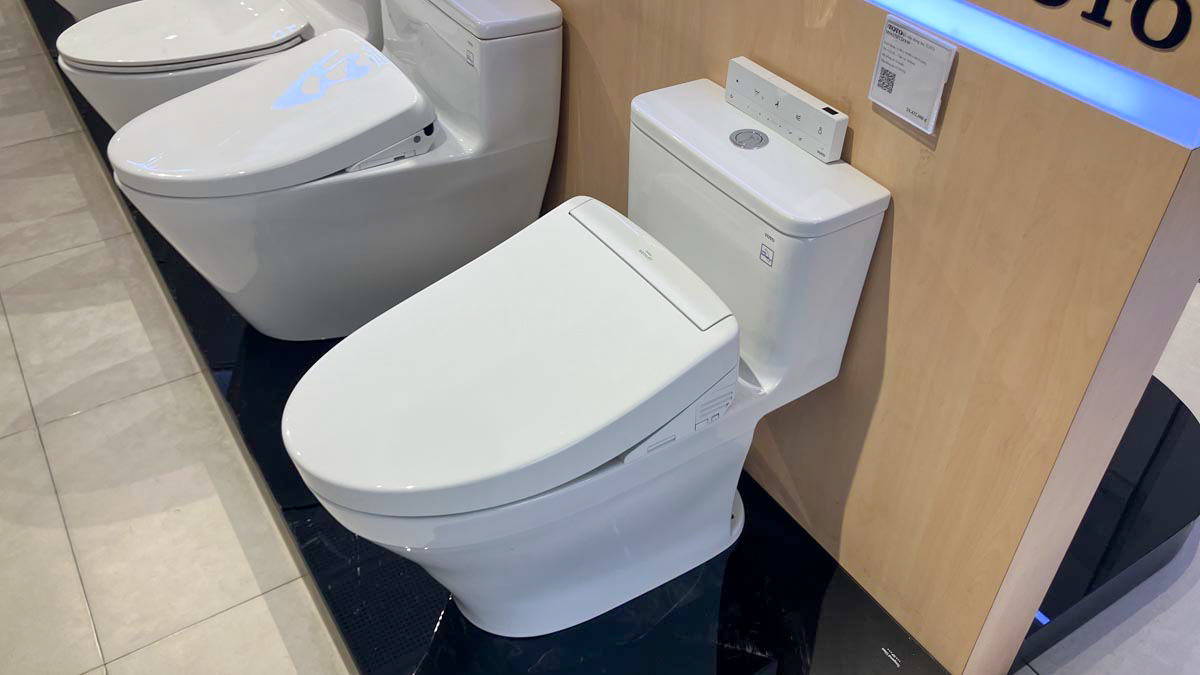 Bồn cầu TOTO MS857DW25 1 khối nắp điện tử Washlet S5 TCF34461GAA