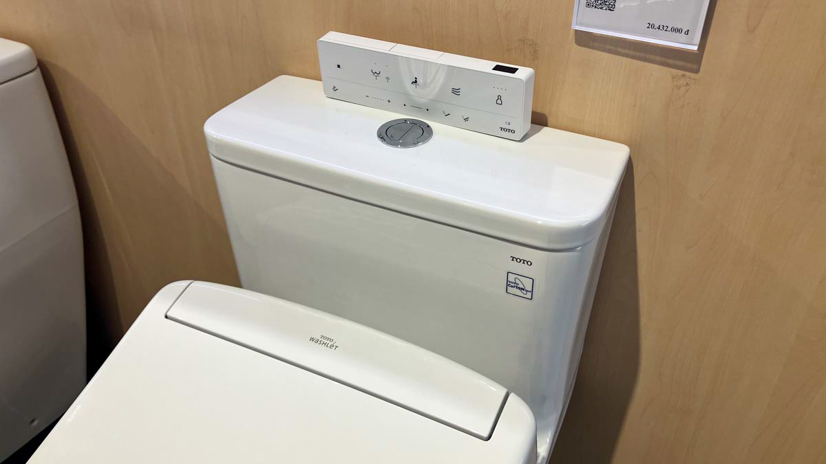 Bồn cầu TOTO MS857DW25 1 khối nắp điện tử Washlet S5 TCF34461GAA