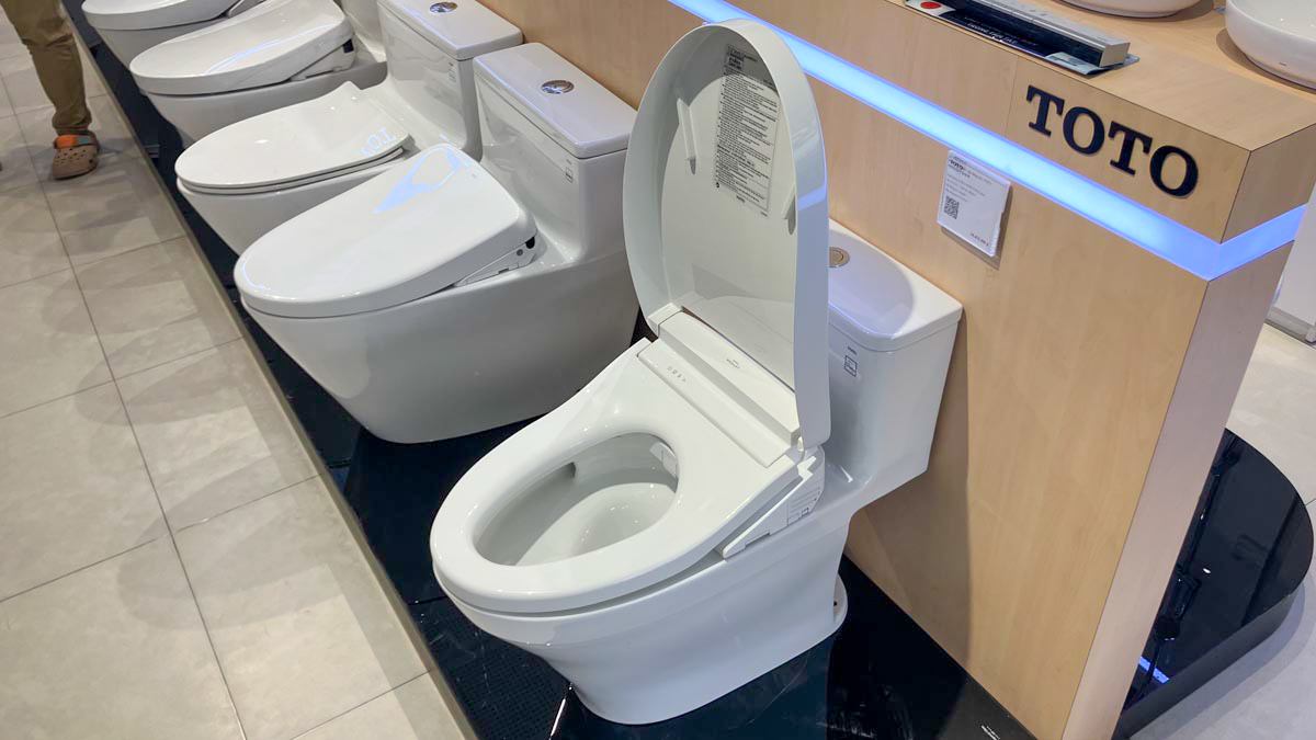 Bồn cầu TOTO MS857DW25 1 khối nắp điện tử Washlet S5 TCF34461GAA