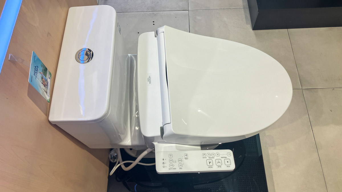 Bồn cầu TOTO MS857DW26 1 khối nắp điện tử Washlet S1 TCF23661GAA