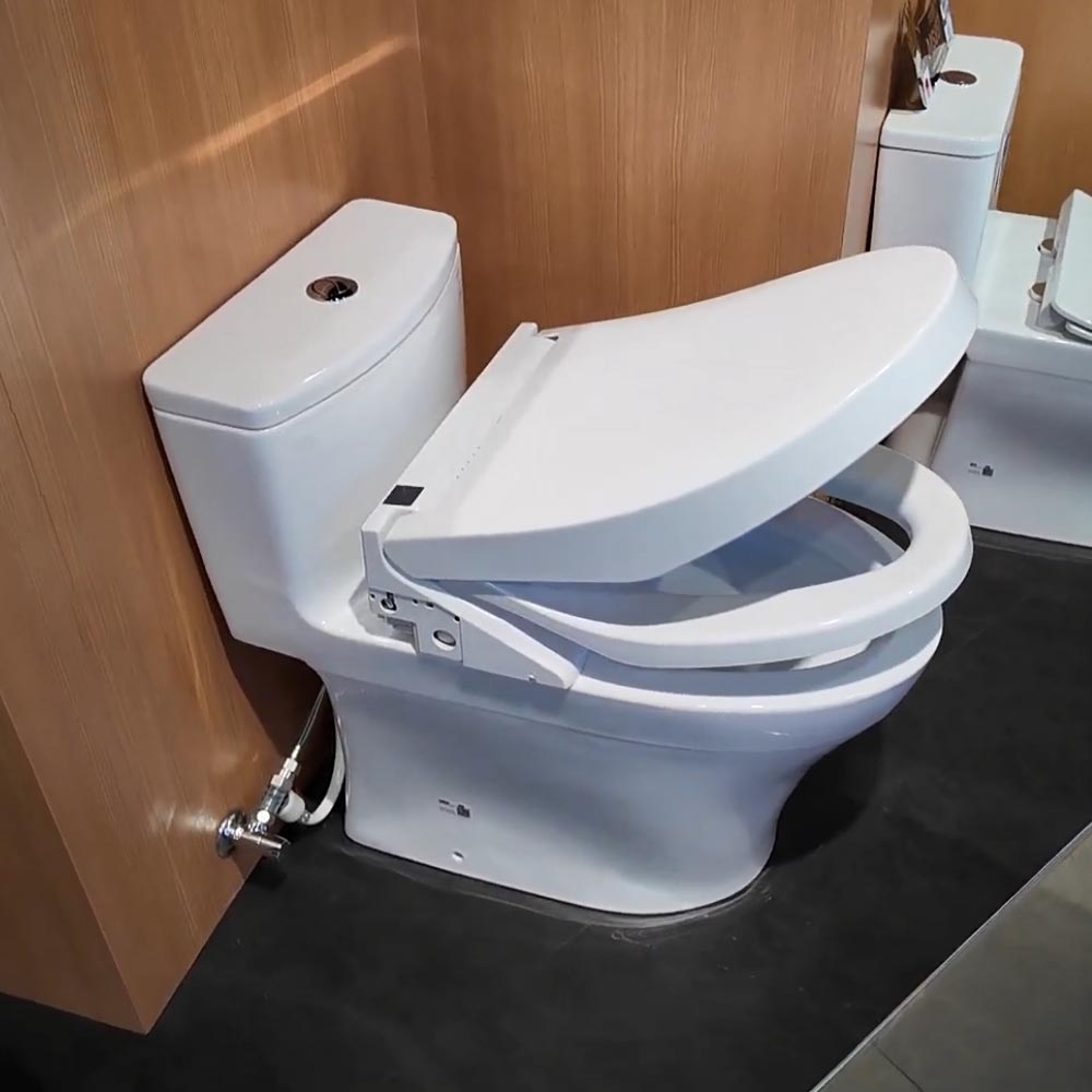 Bồn cầu TOTO MS885CDW15 1 khối nắp điện tử Washlet C5 TCF24460AAA giấu dây